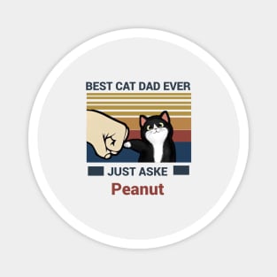 Best Cat Dad Ever Men's Shirt Magnet
